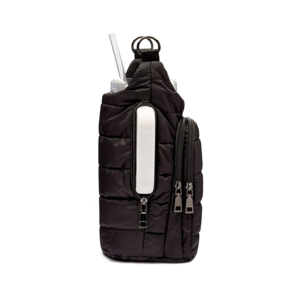 HydroBag® HANDLE™-Black Matte with Gray, Black, White Stripe