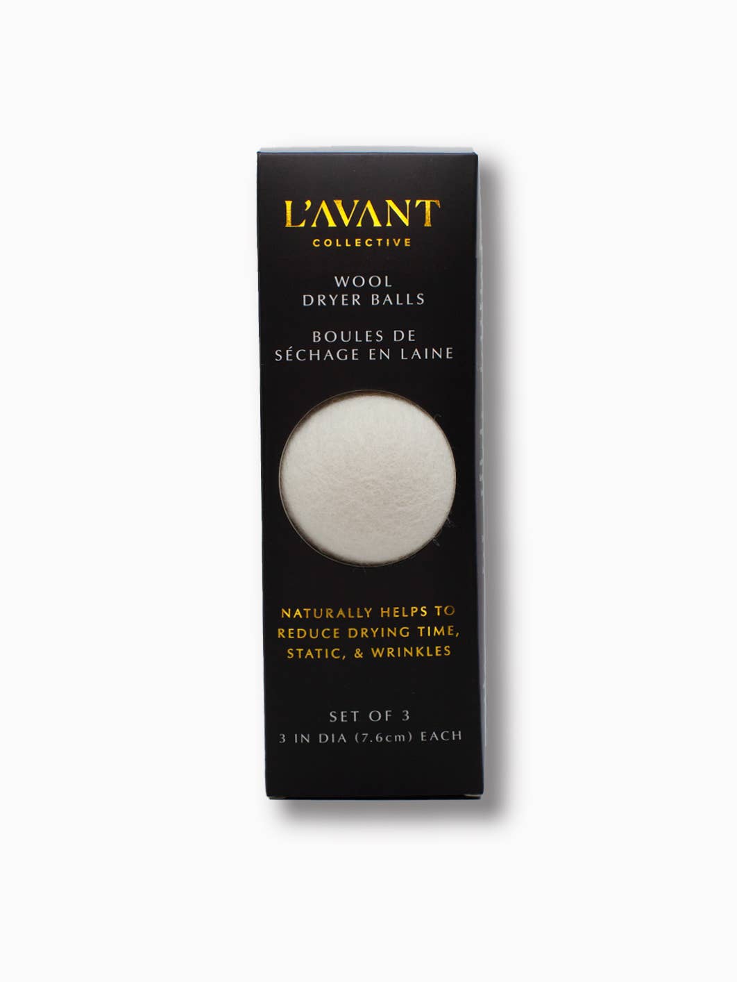 Wool Dryer Balls - Pack of 3
