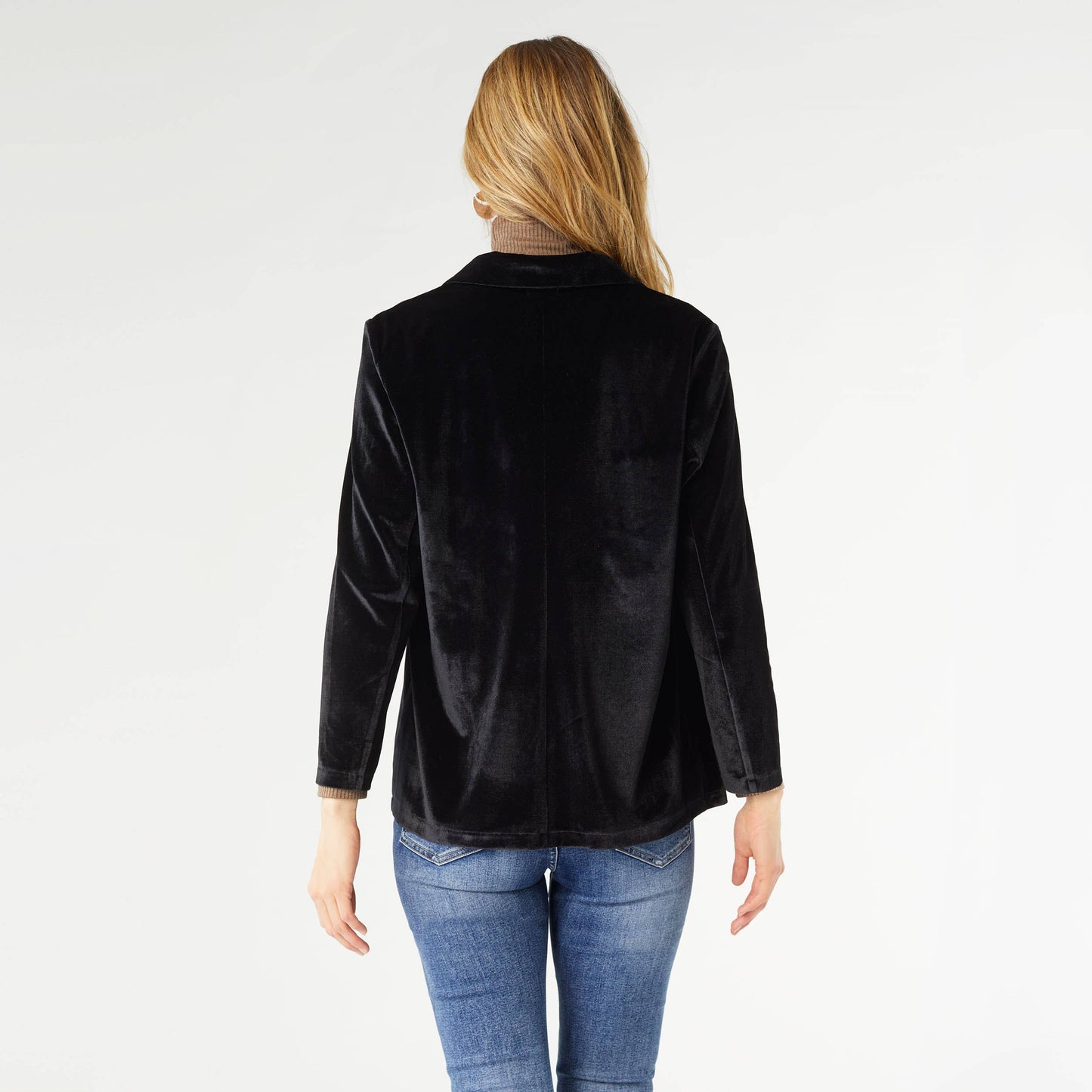 Penny Velour Open Cardigan