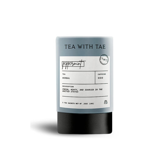 Peppermint Herbal Mini Tea Tube (5 tea bags)
