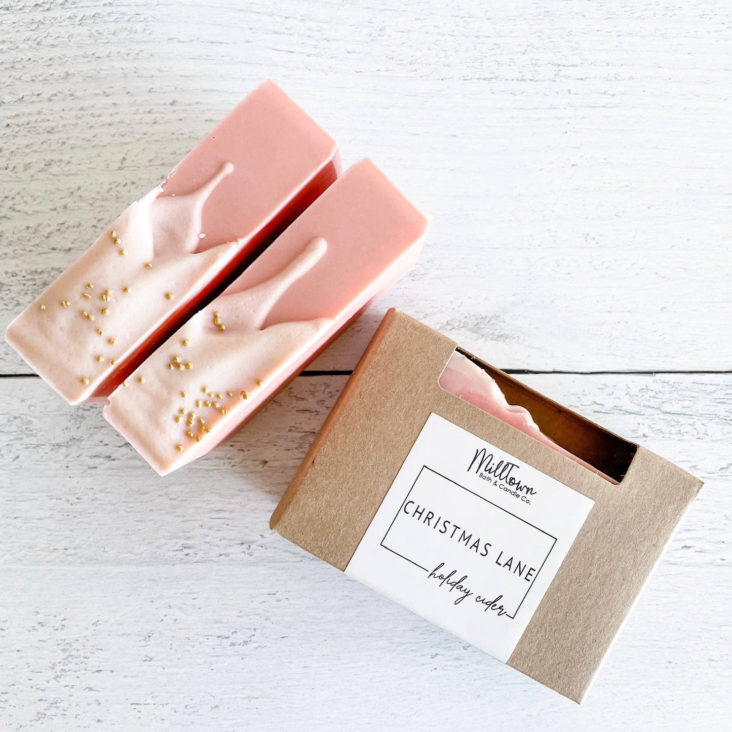 Christmas Lane Handmade Bar Soap | Plant-Based & Moisturizing | Paraben & Phthalate-Free
