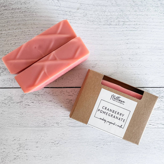 Cranberry Pomegranate Handmade Bar Soap | Plant-Based & Moisturizing | Paraben & Phthalate-Free