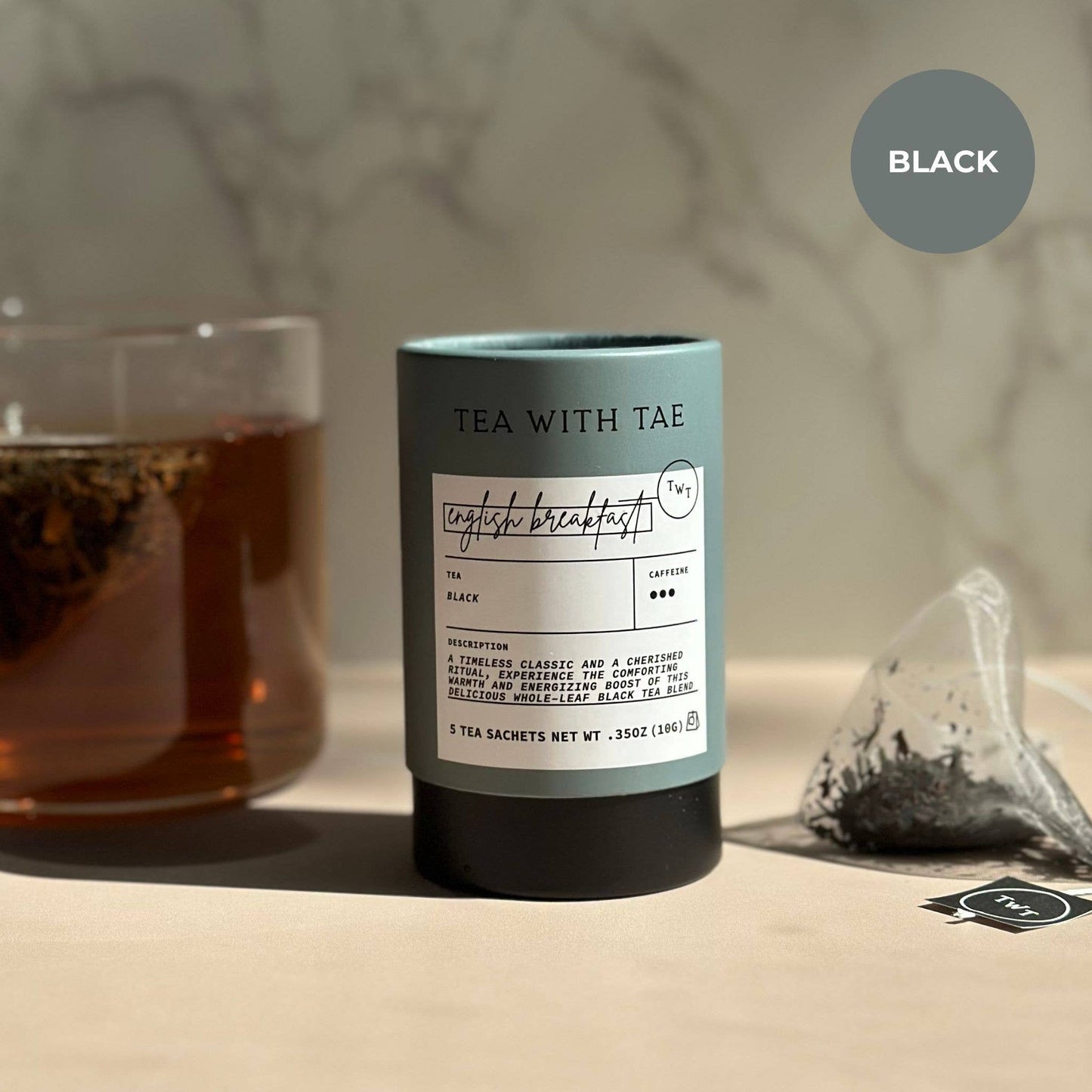 English Breakfast Black Tea Mini Tea Tube (5 tea bags)