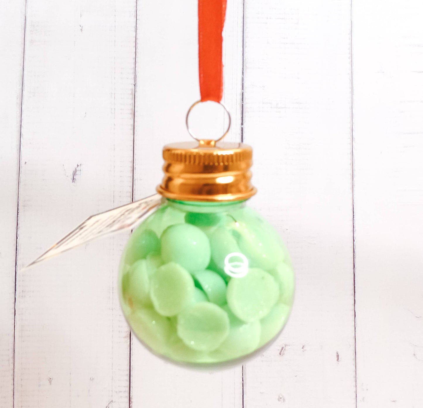 Body Butter Ornament - Natural Single Use Lotion Bead Gift