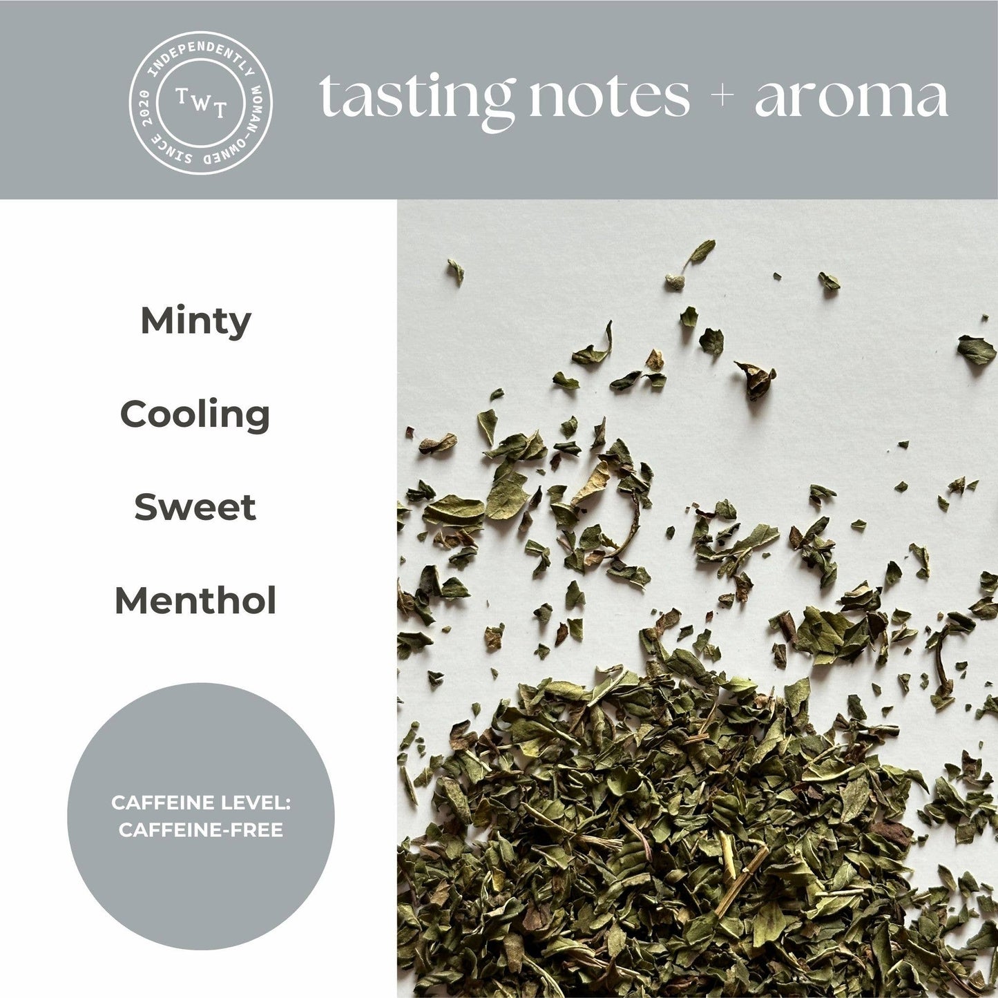 Peppermint Herbal Mini Tea Tube (5 tea bags)