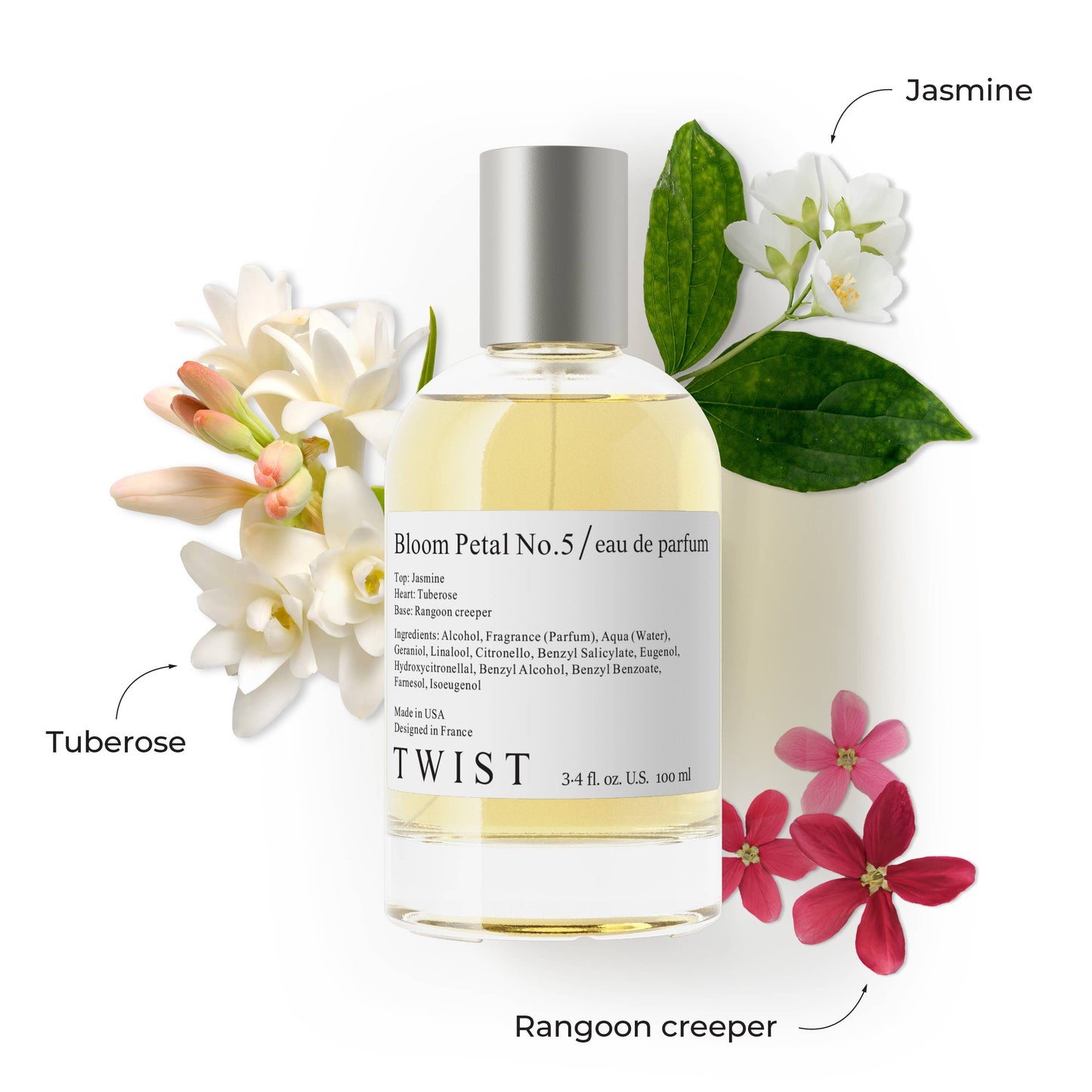 Twist Bloom Petal No. 5 Inspired by G. Bloom Perfume