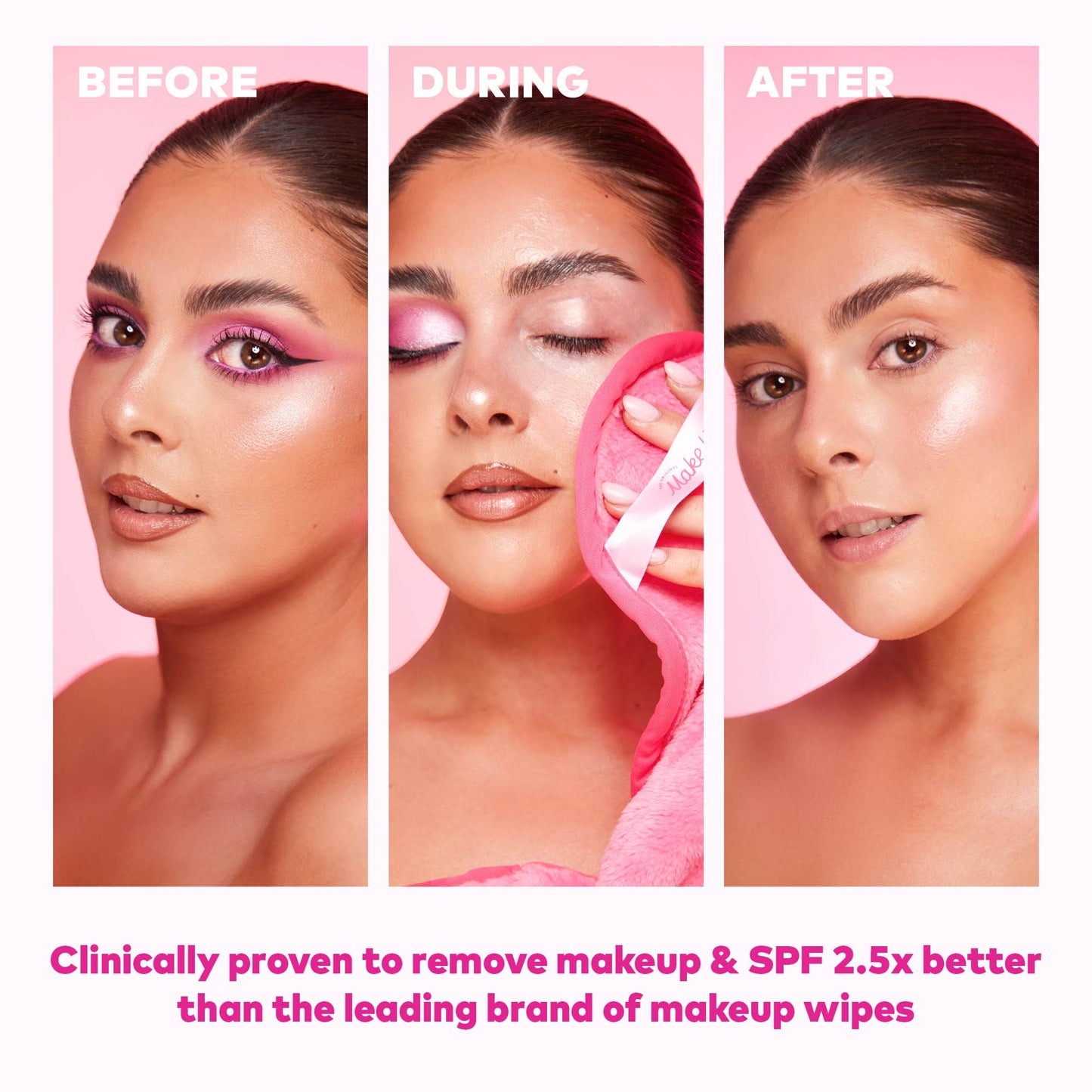 Pink Mini MakeUp Eraser PRO