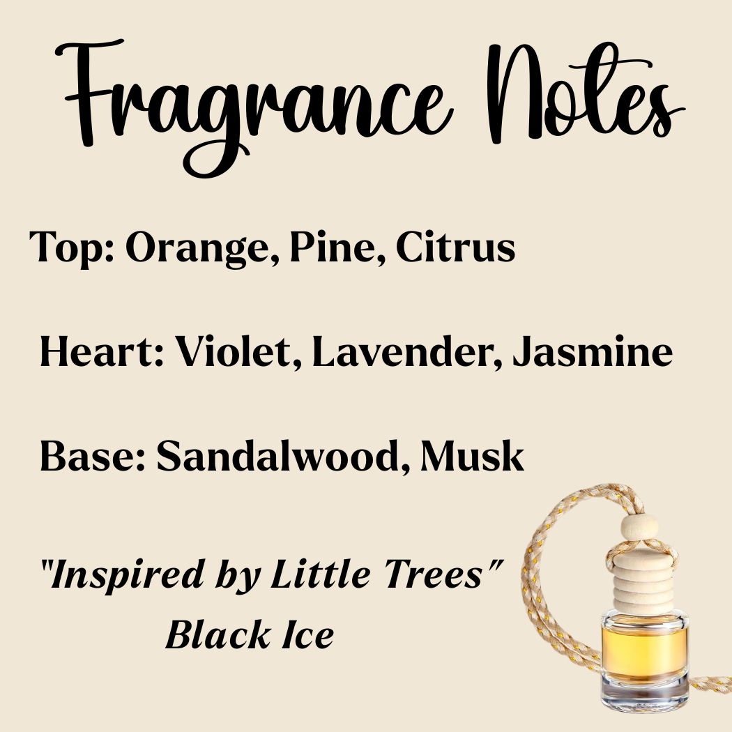 Hanging Car Diffusers | Midnight Ice | Made in USA