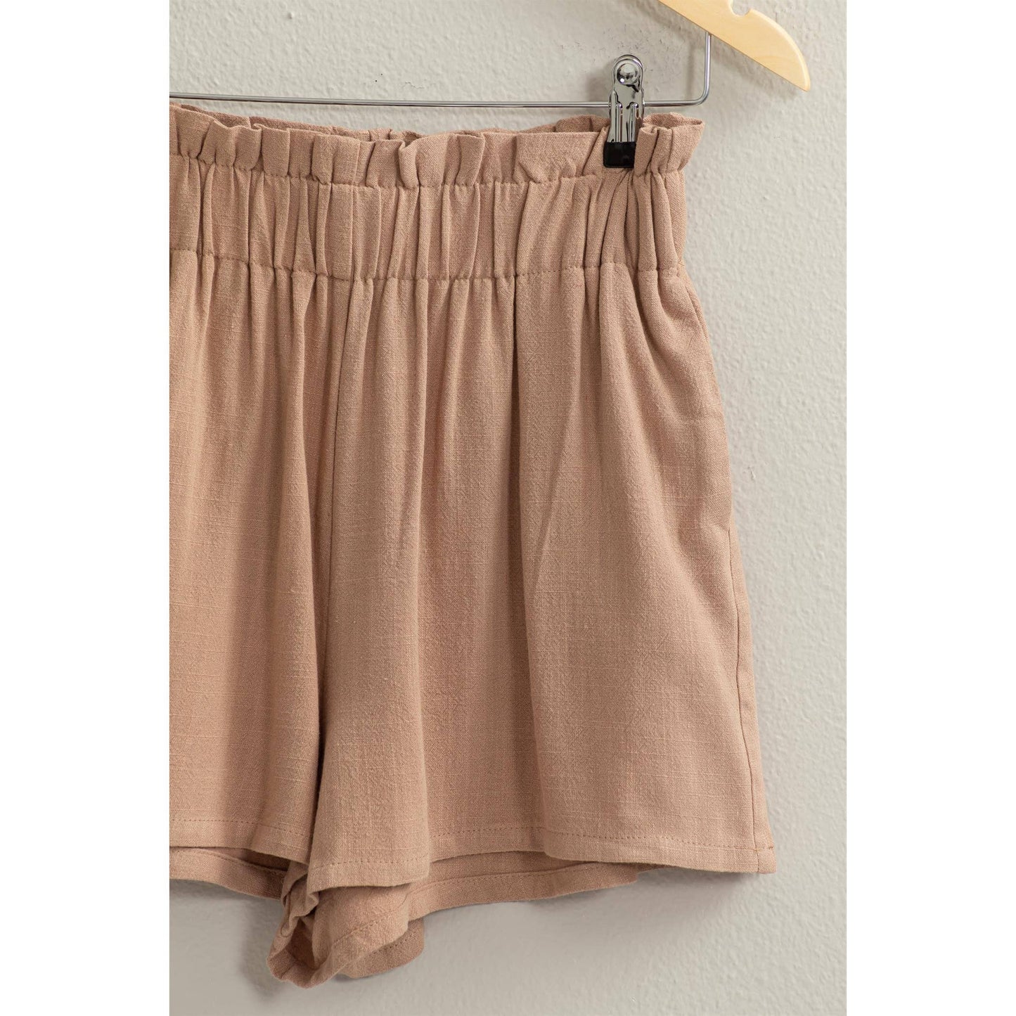 LINEN PAPERBAG SHORTS