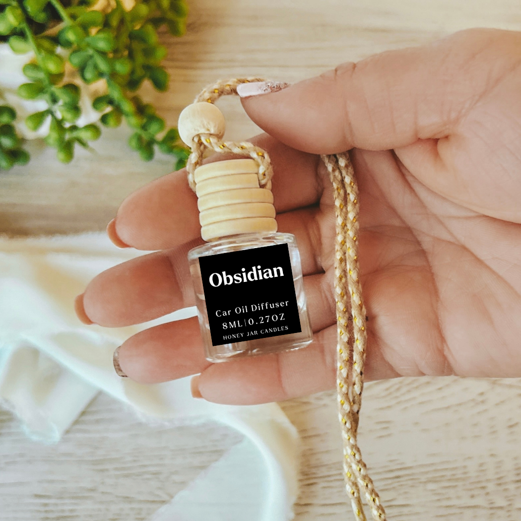 Hanging Car Diffusers | Obsidian | Made in USA