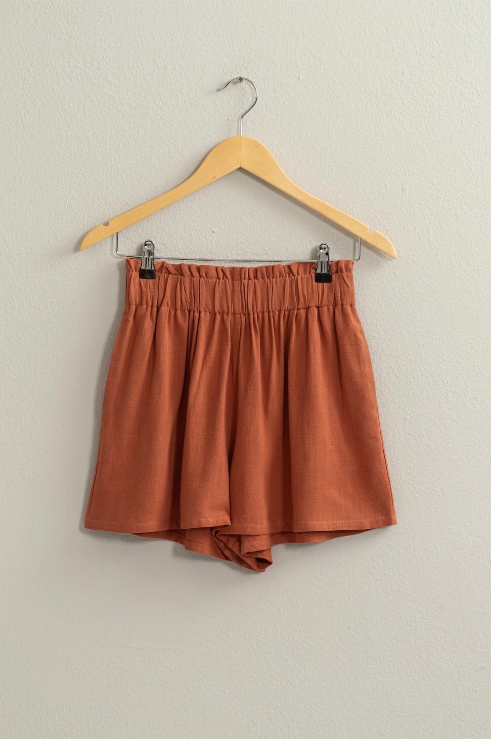 LINEN PAPERBAG SHORTS