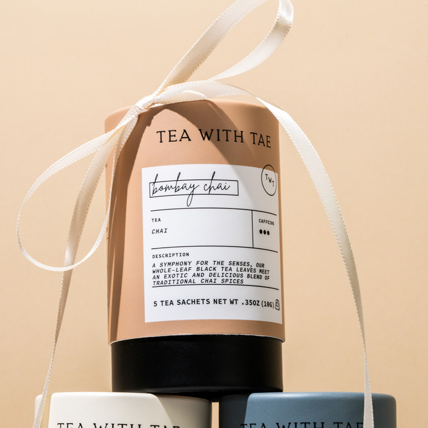 Bombay Masala Chai Black Tea Mini Tea Tube (5 tea bags)