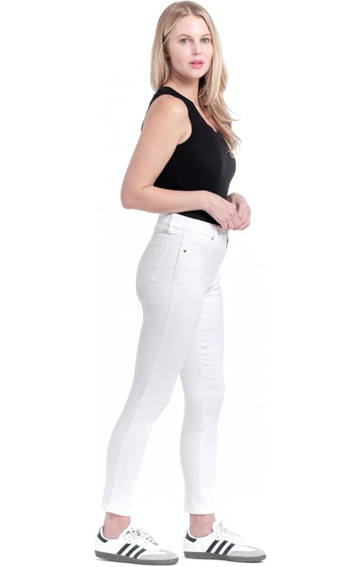 28" Butter Ankle Skinny Jean in White