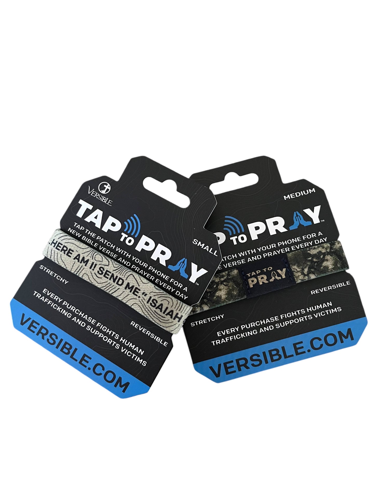 Tap To Pray™ Wristbands - Valor Camo & Isaiah 6:8