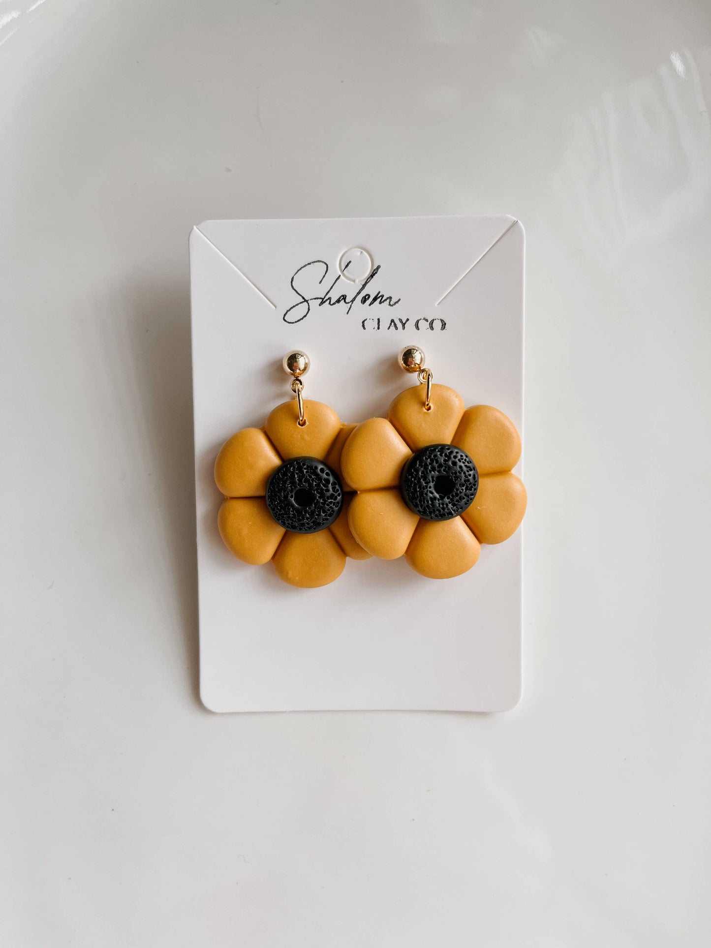 Sunflower Earrings | Fall Earrings | Polymer Clay Earrings