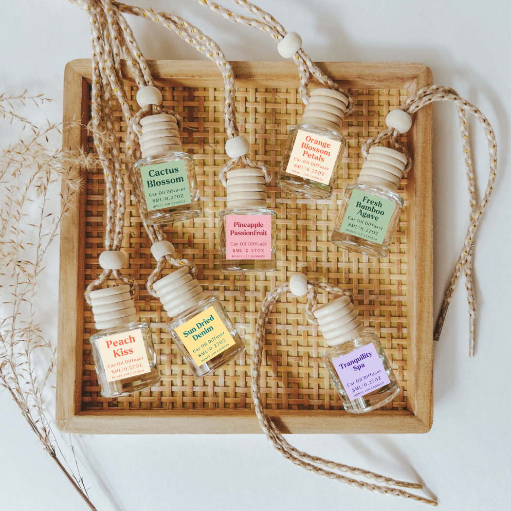 Hanging Car Diffusers | Sweet Lemongrass | Made in USA