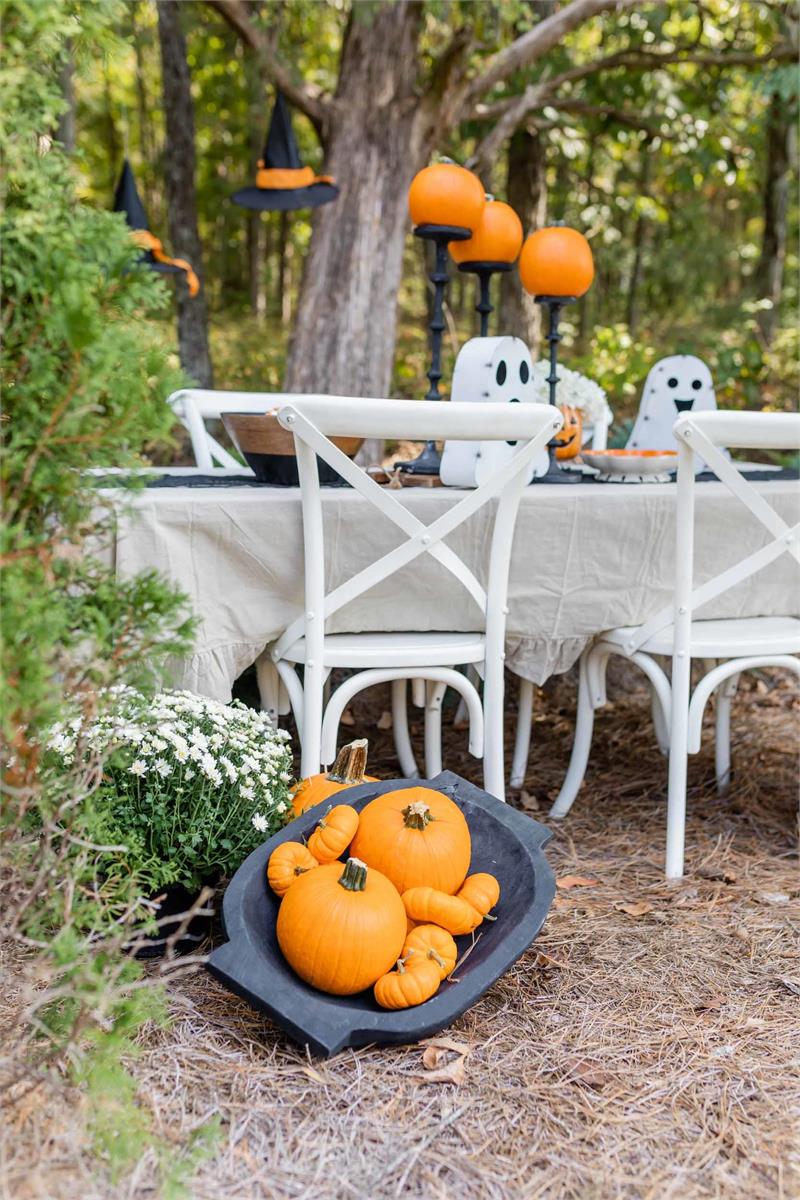 Mud Pie Black Oval Dough Bowl Set