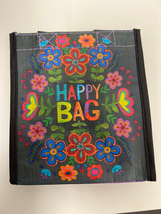 Natural Life Small Happy Bag - Black Floral