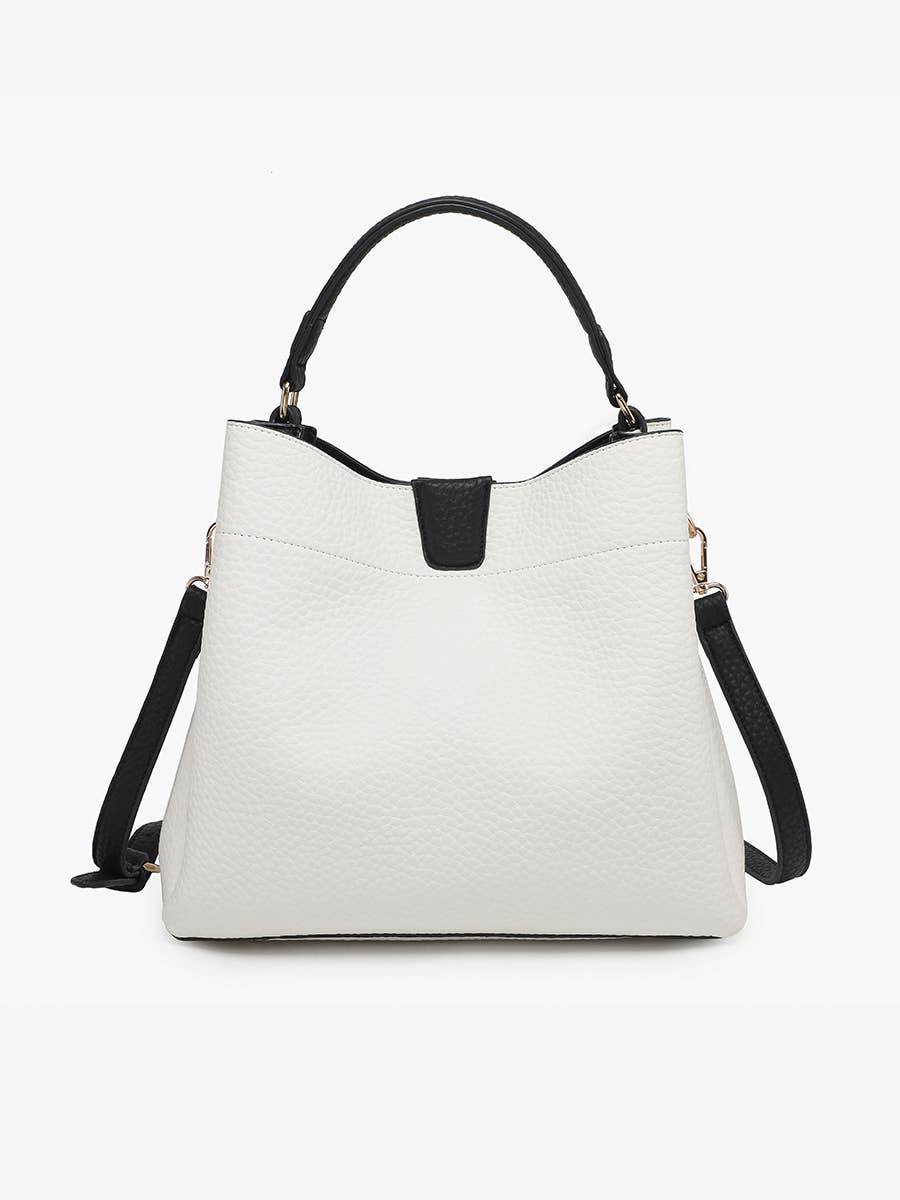 Tati Monogrammable Satchel w/ Shoulder Strap