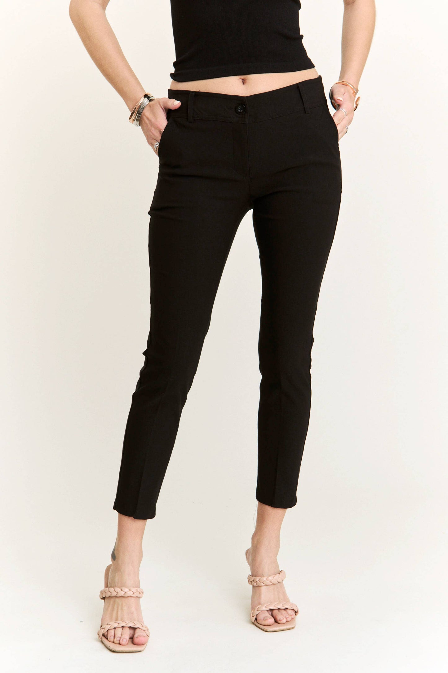 MILLENIUM STRETCH COMFORT SKINNY ANKLE PANTS