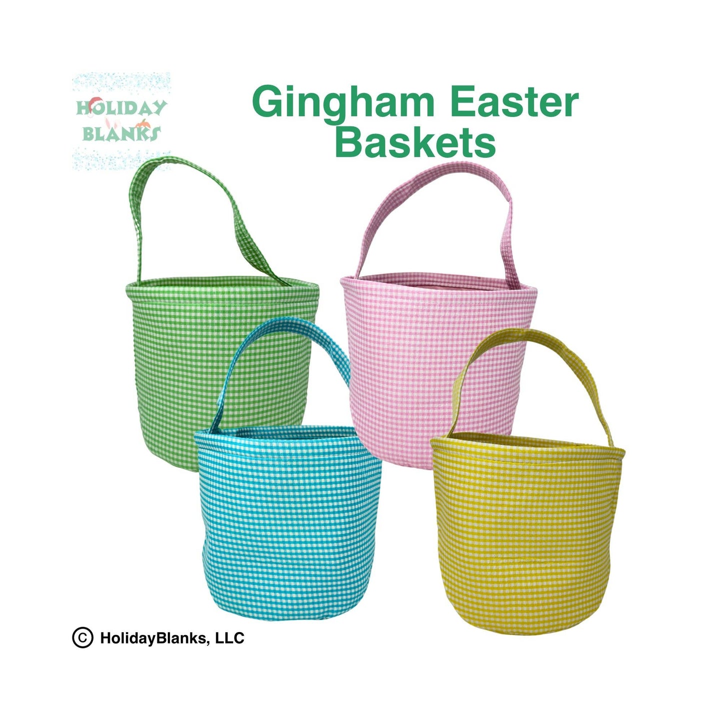 Gingham Easter Basket