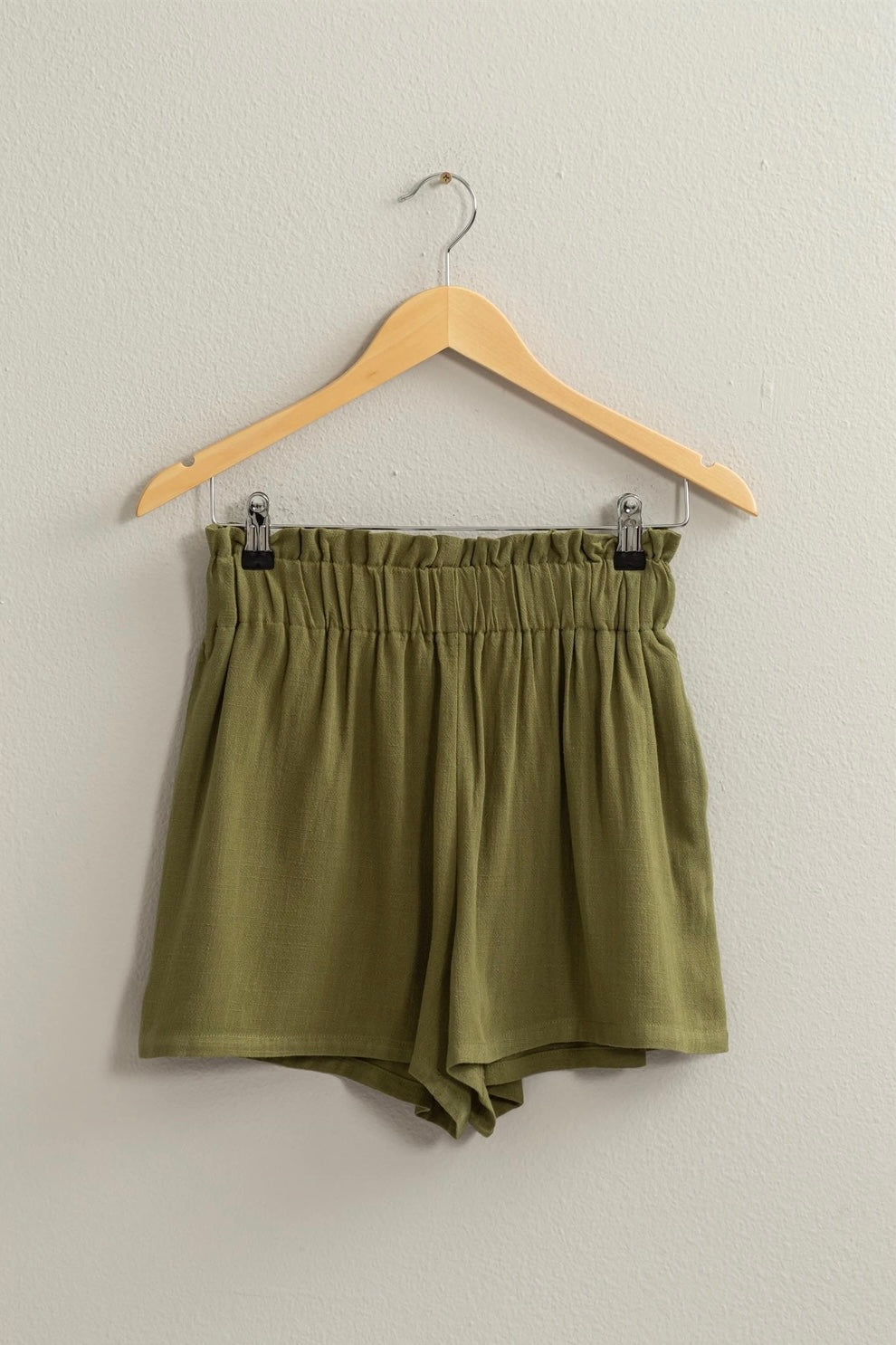 LINEN PAPERBAG SHORTS