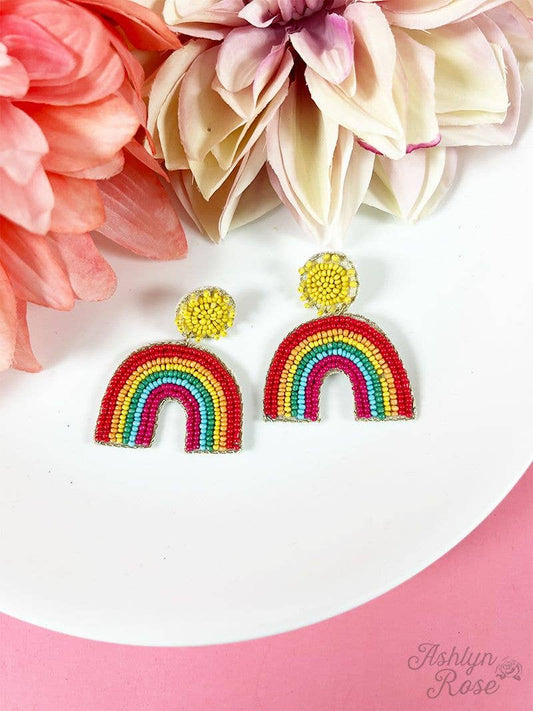 Unlimited Possibilities Rainbow Beaded Earrings