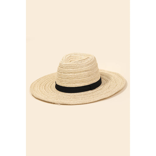 Floppy Brim Straw Hat