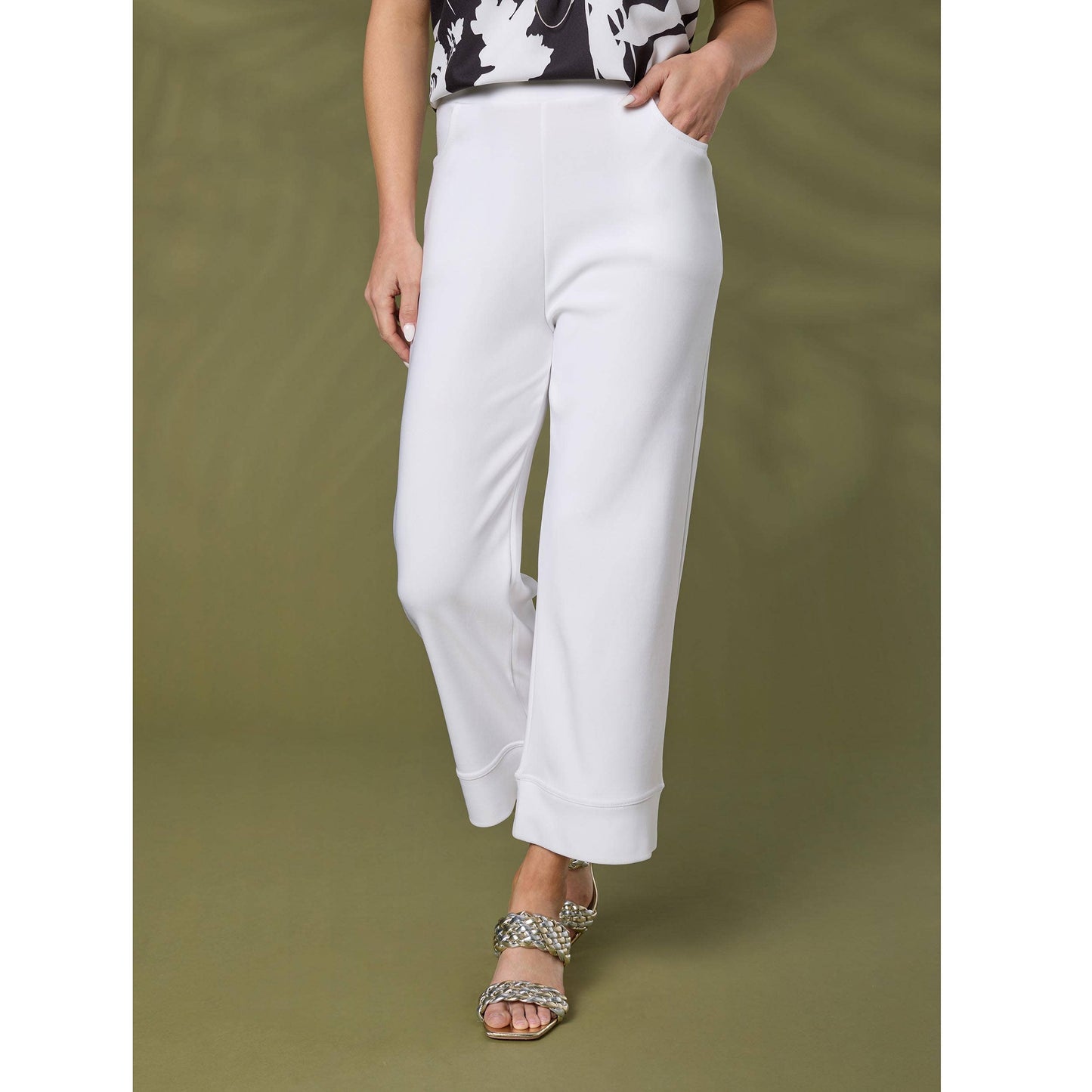 Georgie Wide Leg Cropped