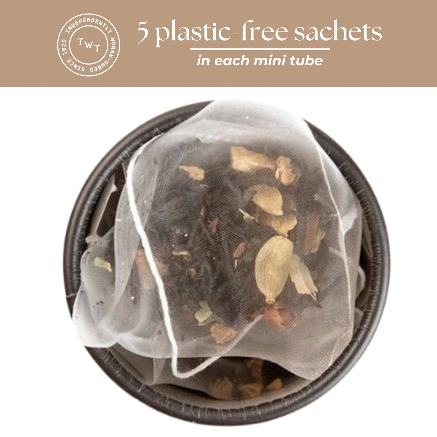 Bombay Masala Chai Black Tea Mini Tea Tube (5 tea bags)