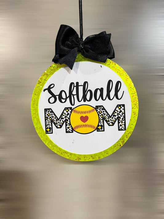 Softball Mom Car Freshie