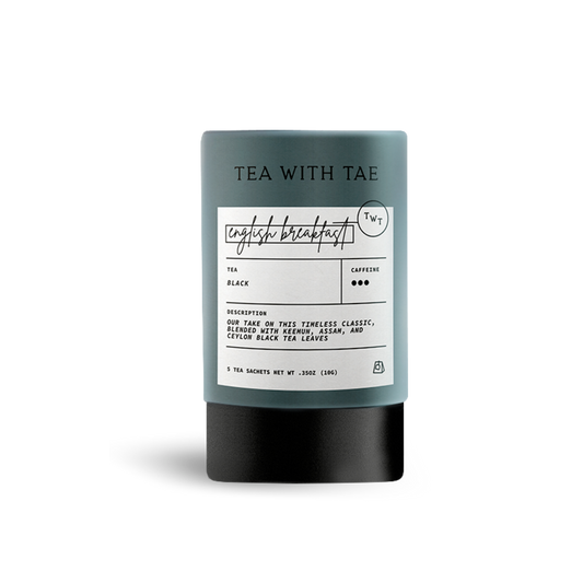 English Breakfast Black Tea Mini Tea Tube (5 tea bags)
