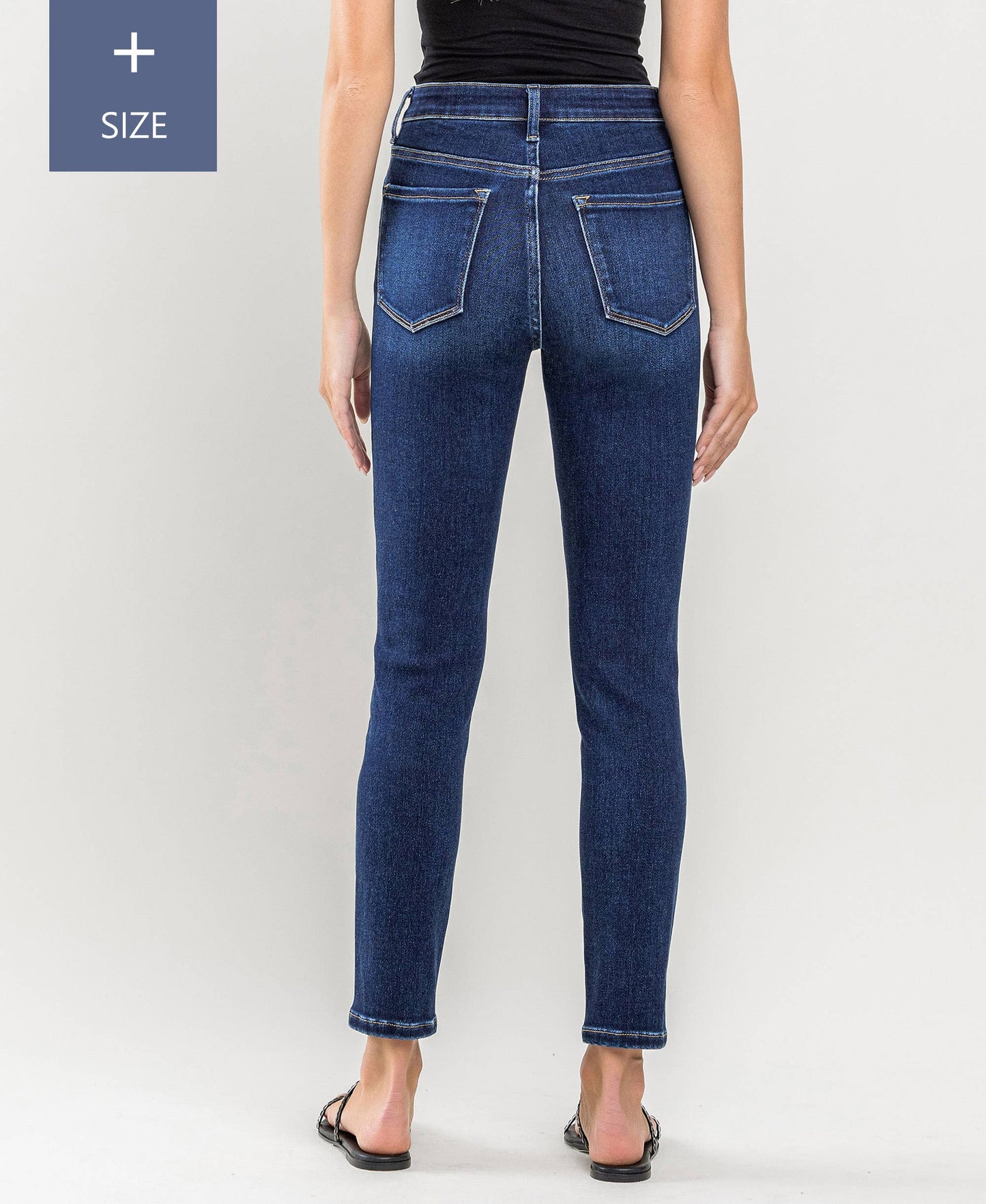 LOVERVET PLUS SIZE TUMMY CONTROL HIGH RISE ANKLE SKINNY