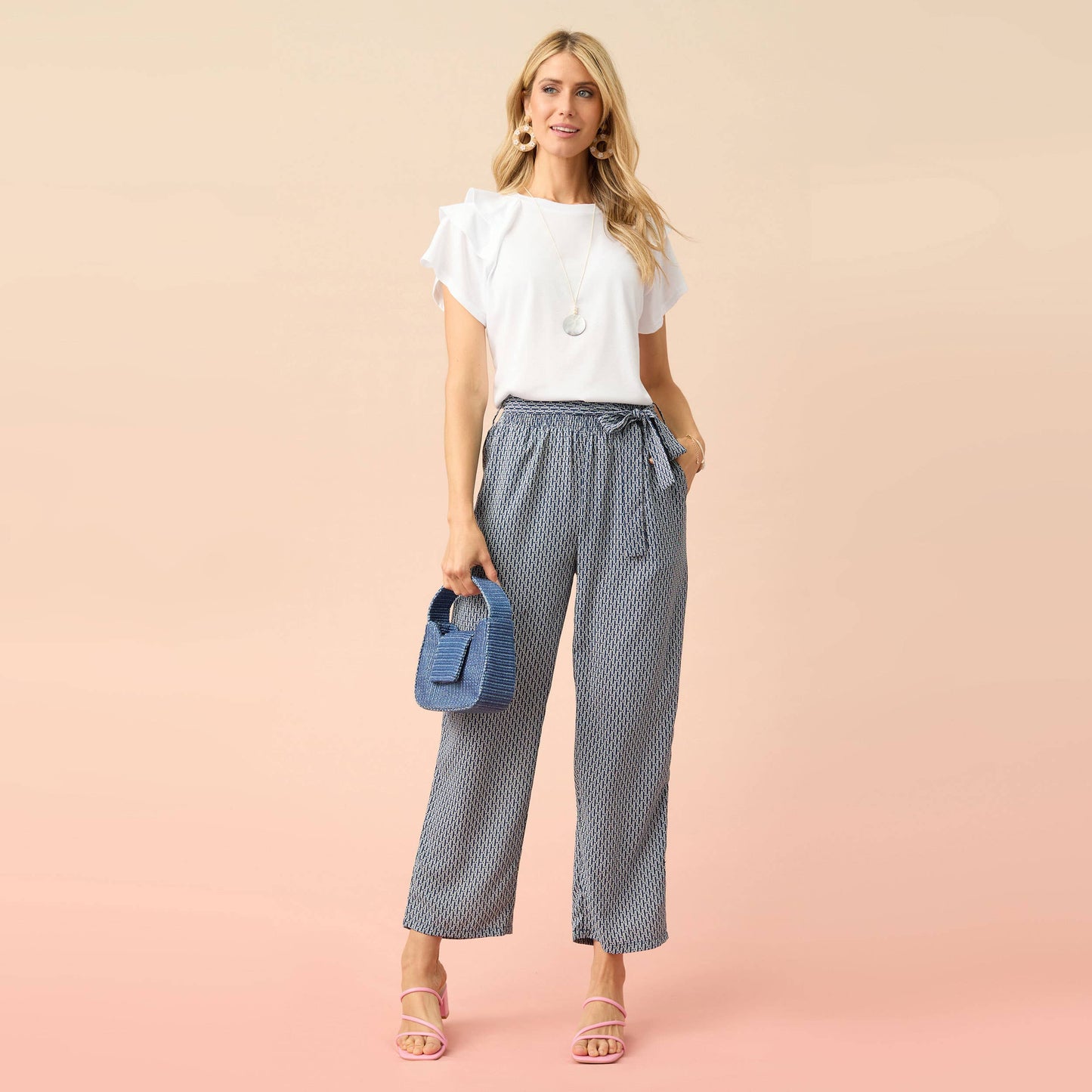 Sarina Cinched Pant with Front Tie