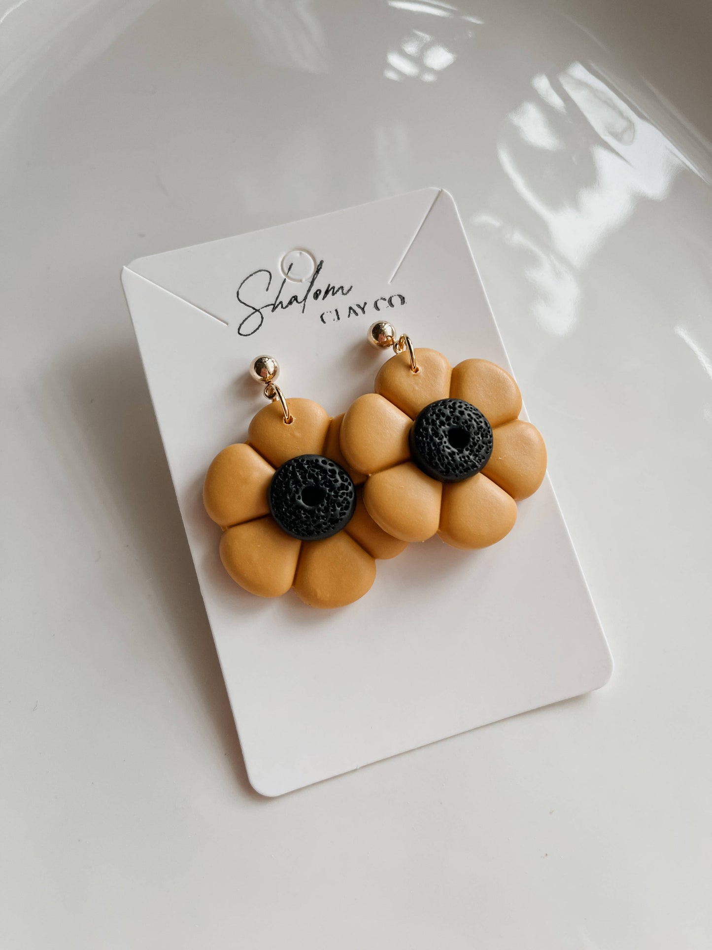 Sunflower Earrings | Fall Earrings | Polymer Clay Earrings