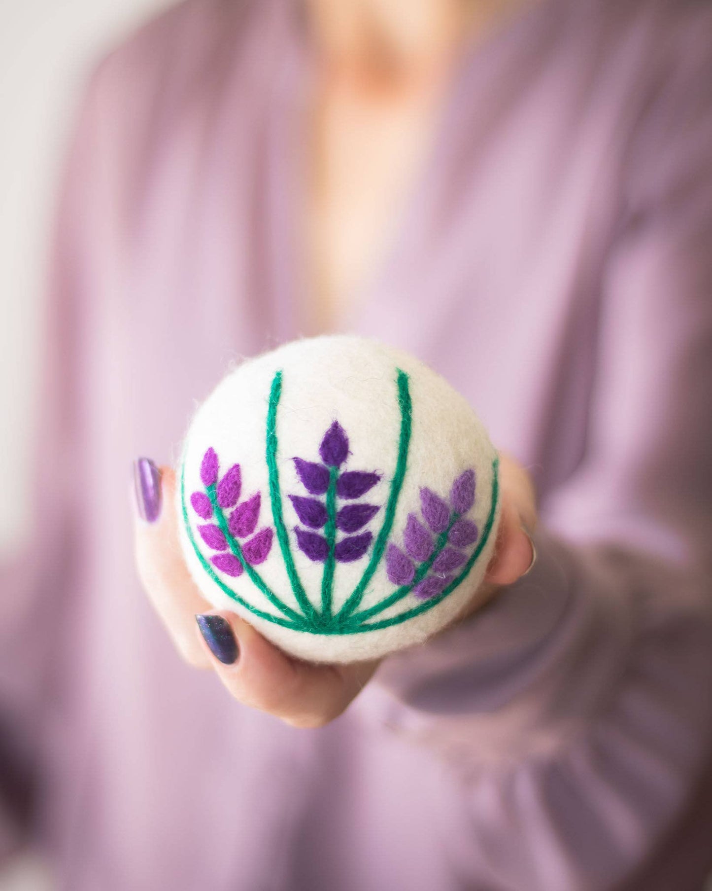Lavender Fields Eco Wool Dryer Balls - LADYBUG