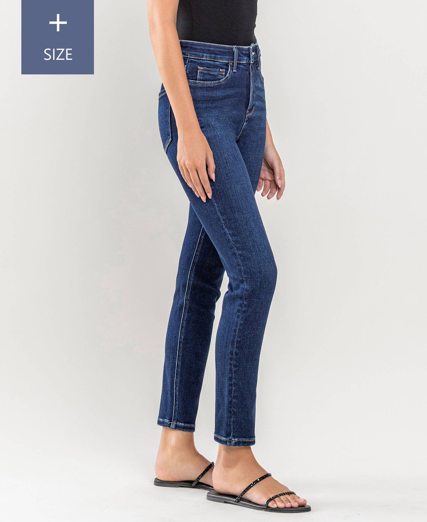 LOVERVET PLUS SIZE TUMMY CONTROL HIGH RISE ANKLE SKINNY