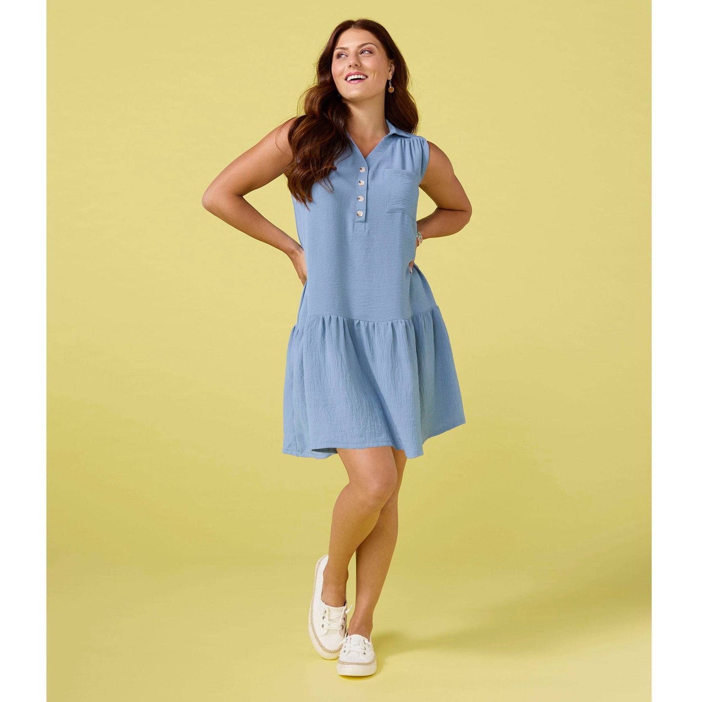 Rowan Sleeveless Collar Dress