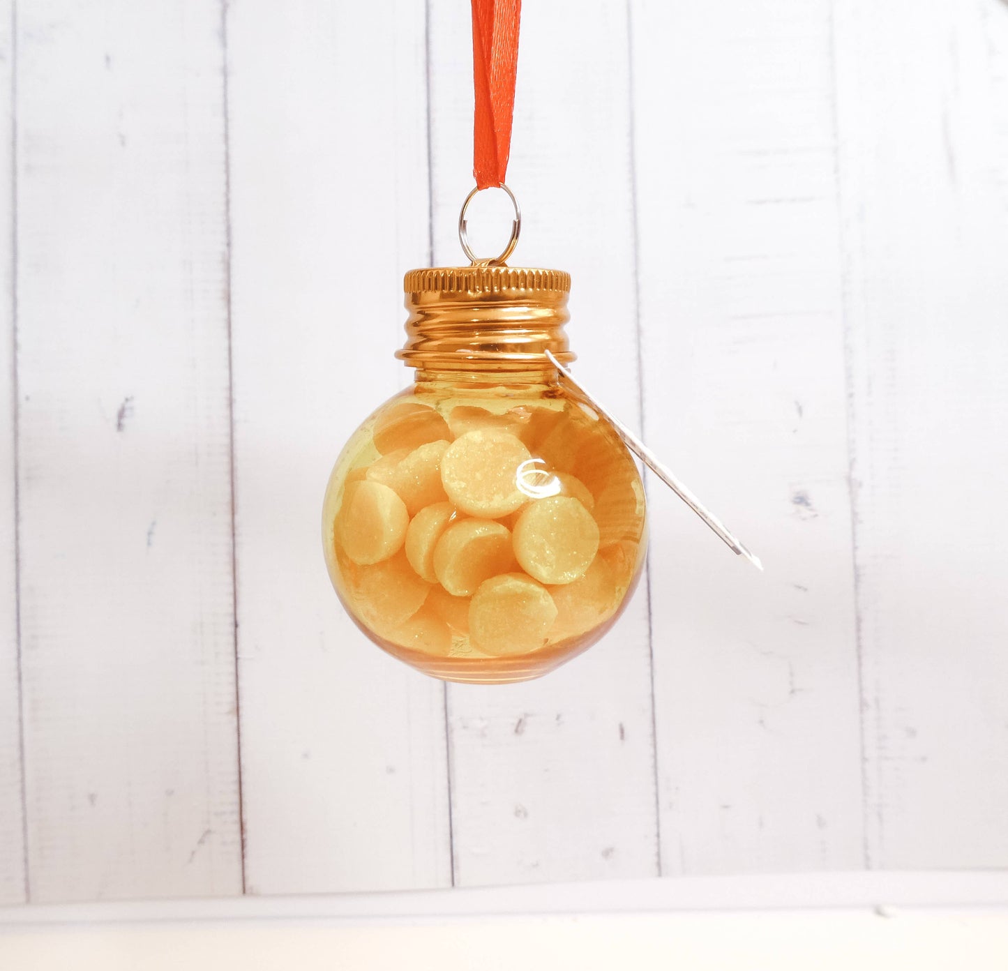 Body Butter Ornament - Natural Single Use Lotion Bead Gift