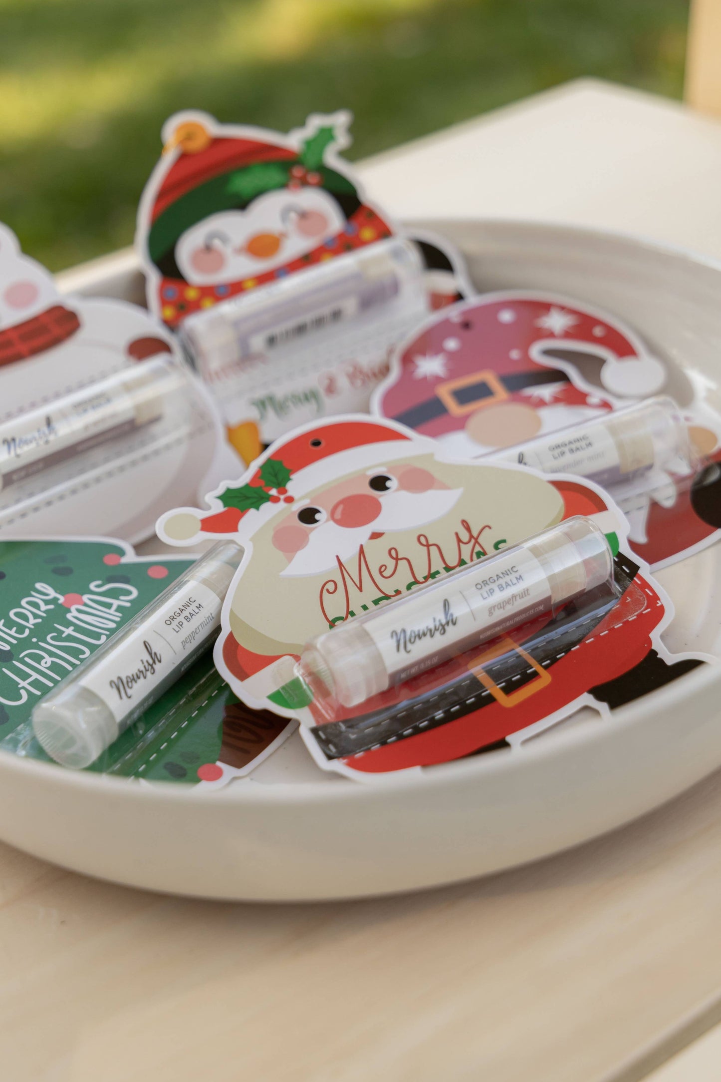 Kissmas Ornament - Holiday Christmas Ornament with Lip Balm