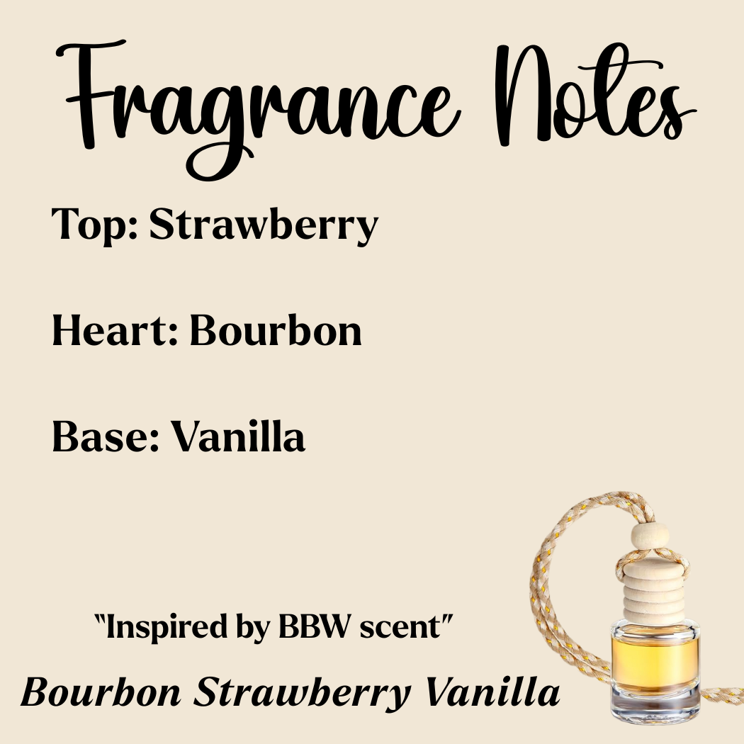 Hanging Car Diffusers | Vanilla Bourbon | Made in USA