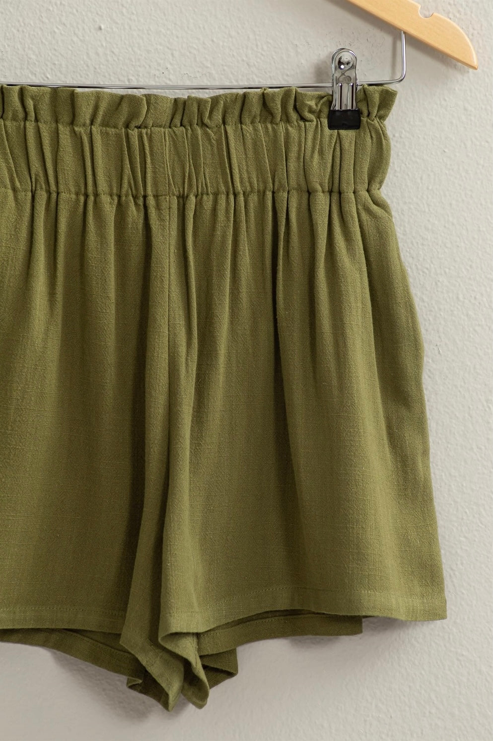 LINEN PAPERBAG SHORTS