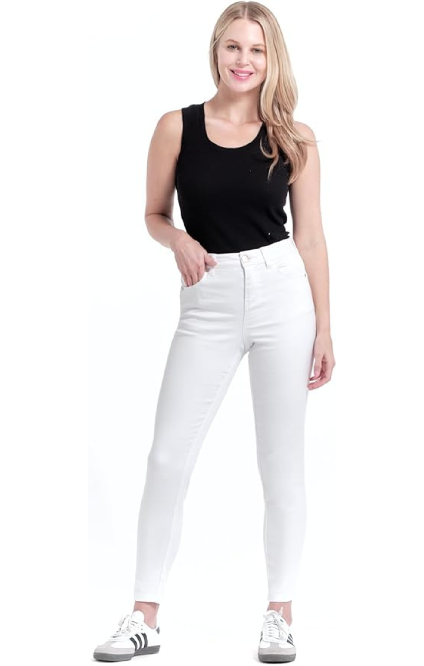 28" Butter Ankle Skinny Jean in White