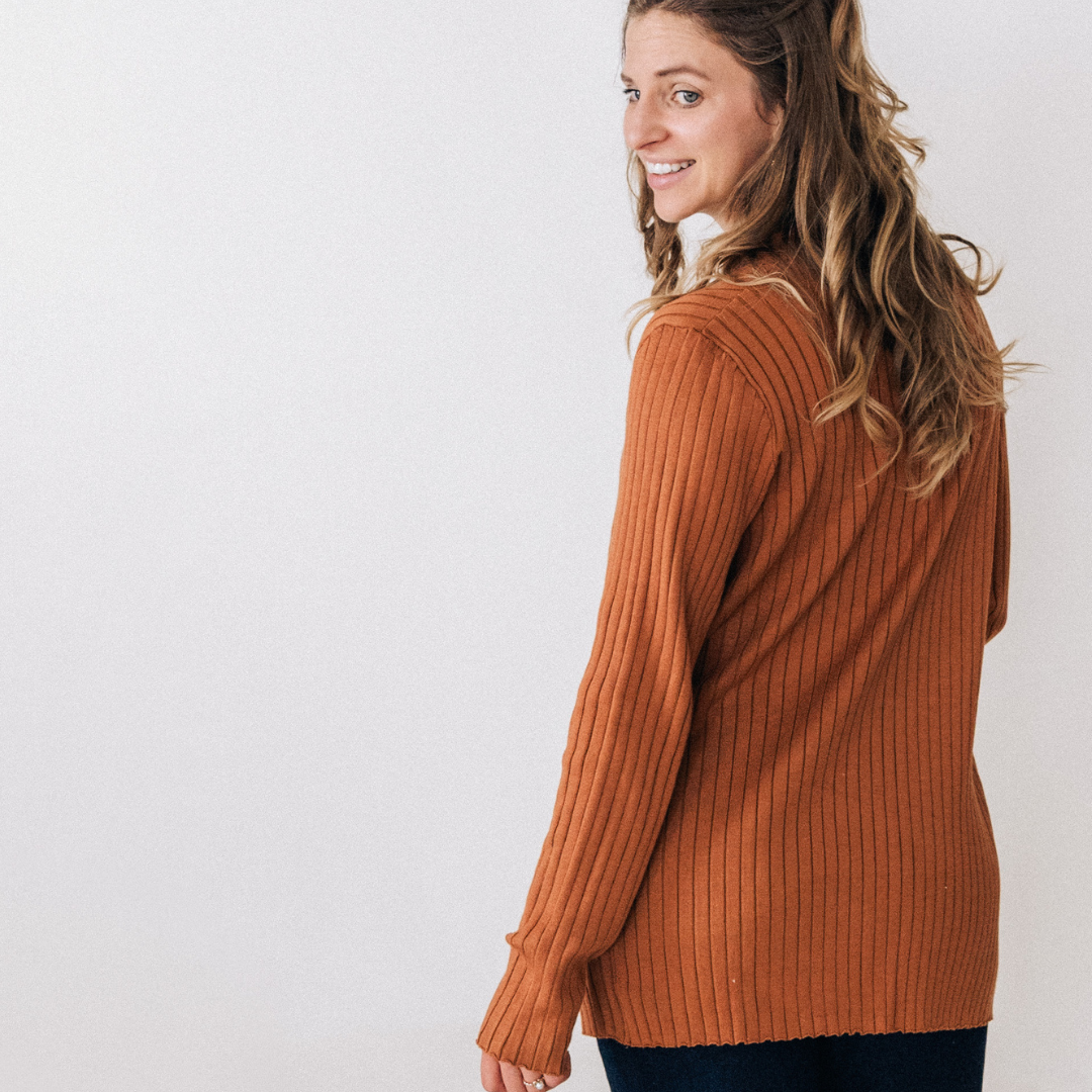 Camel Pocketed Cardigan