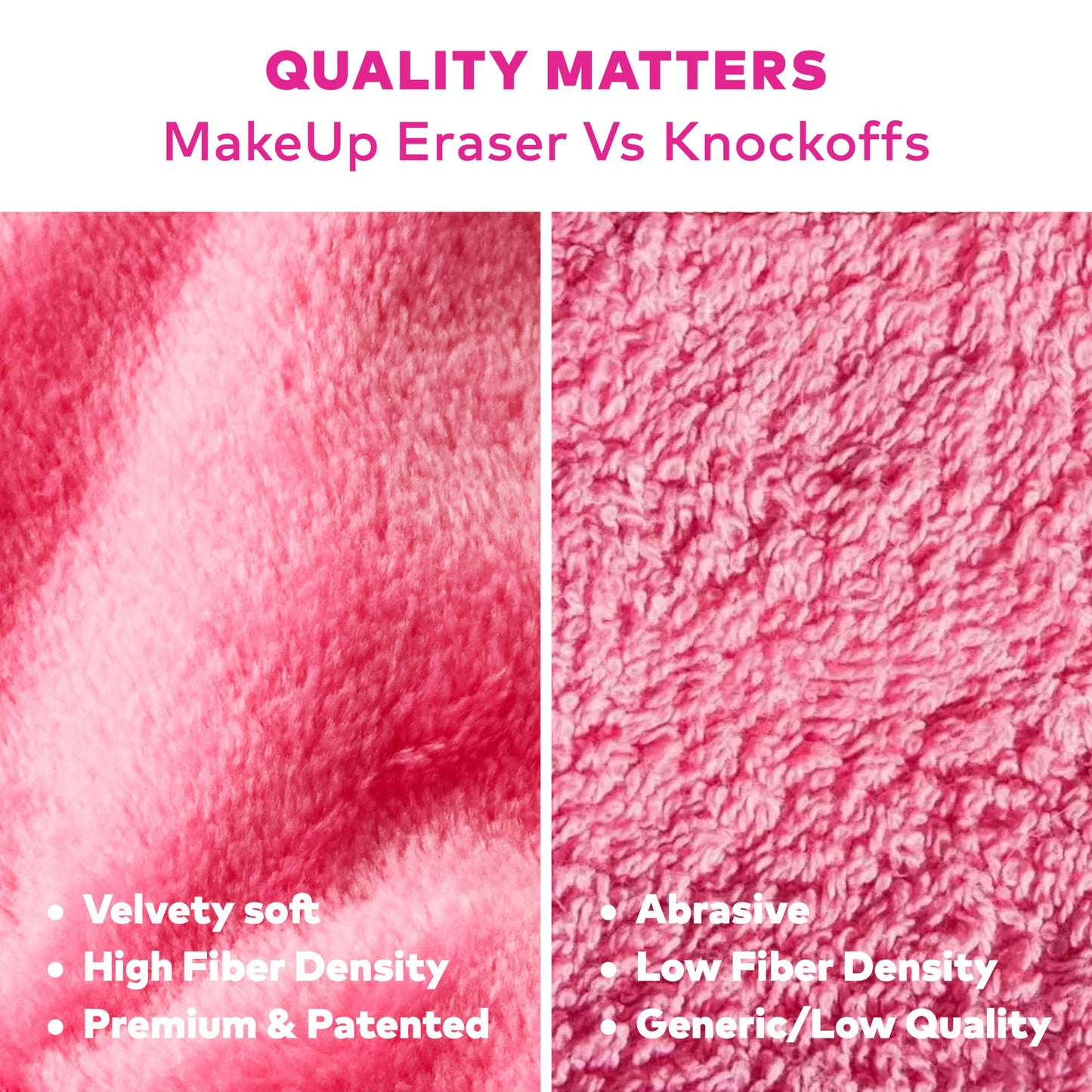 Pink 7-Day Set | Eco-Friendly MakeUp Eraser