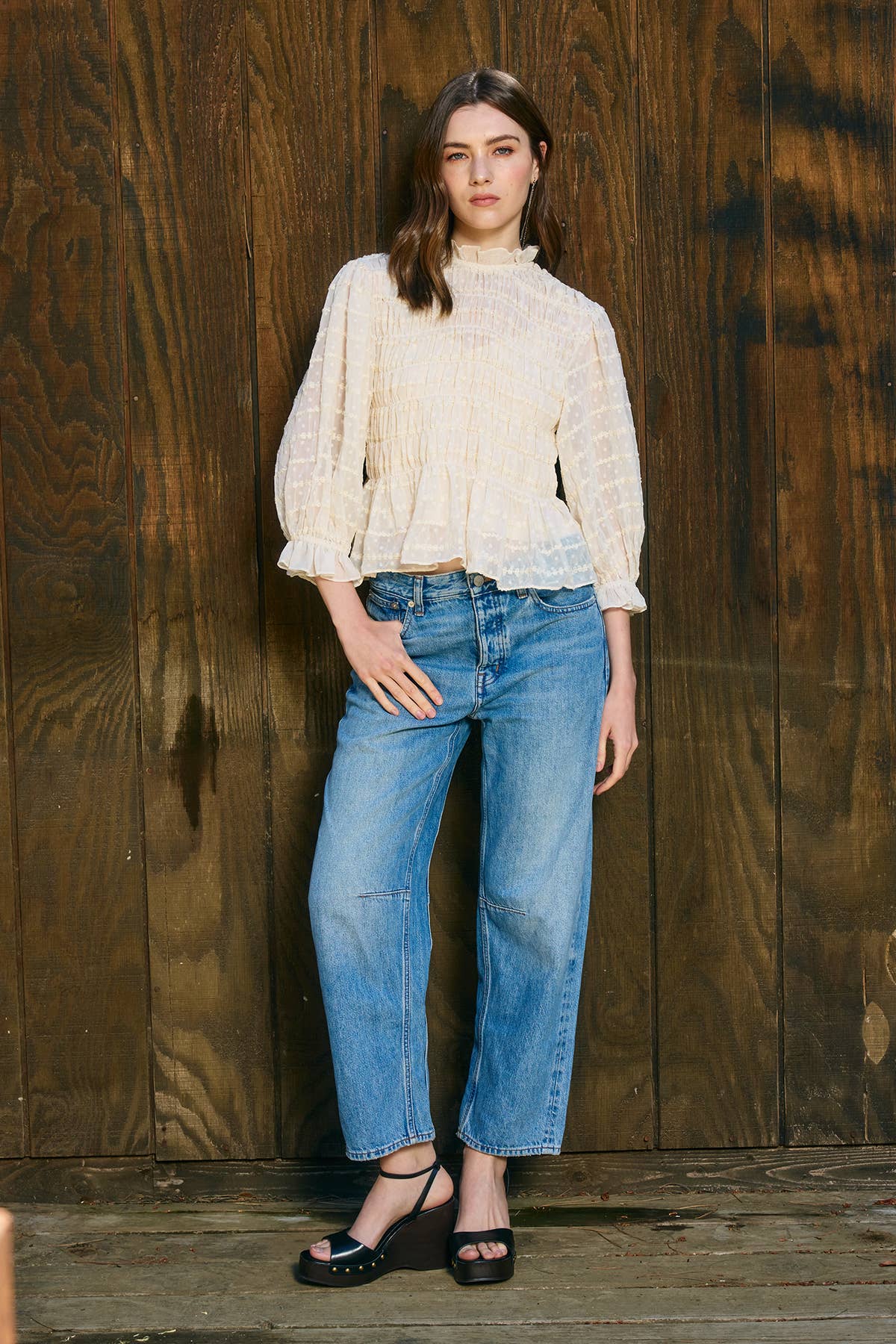 Romantic Smocking Blouse