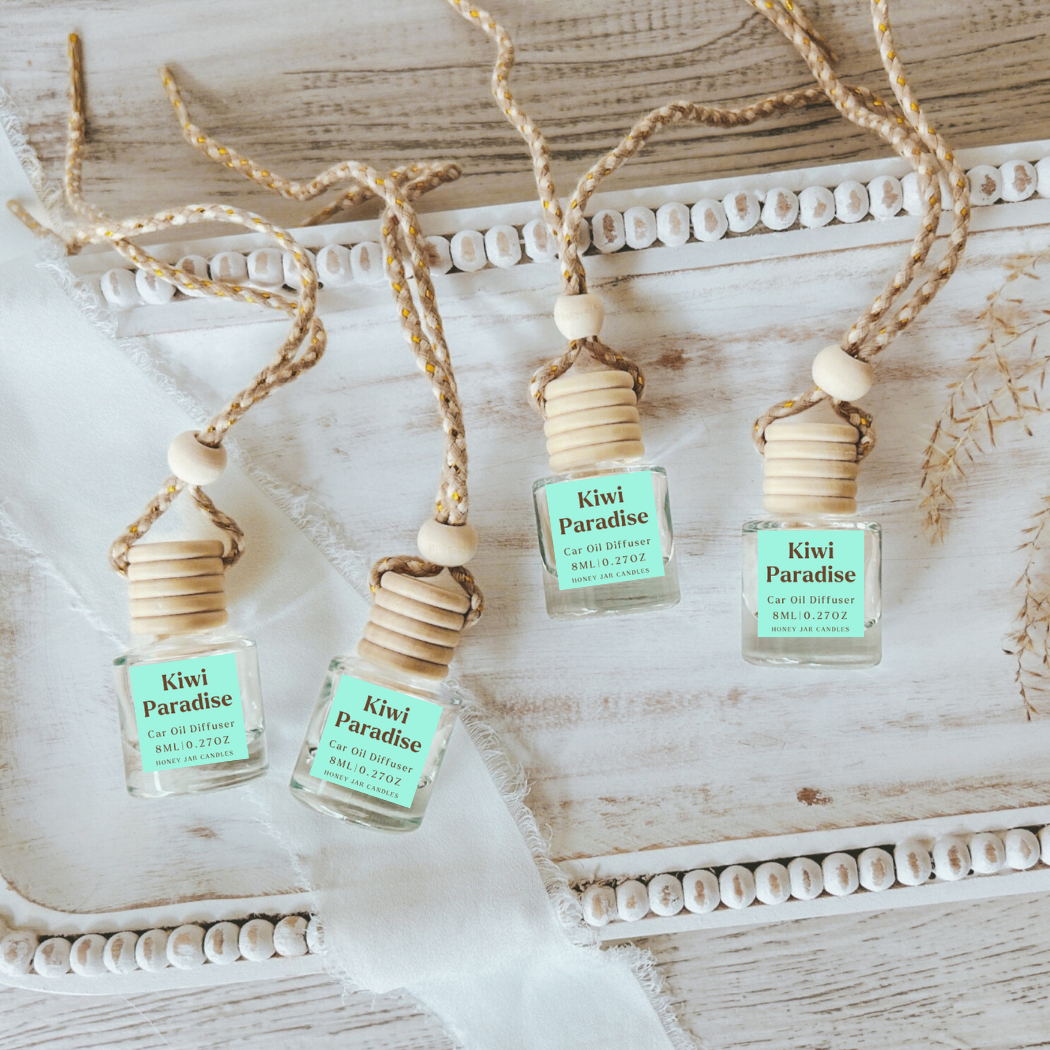 Hanging Car Diffusers | Kiwi Paradise | Made in USA