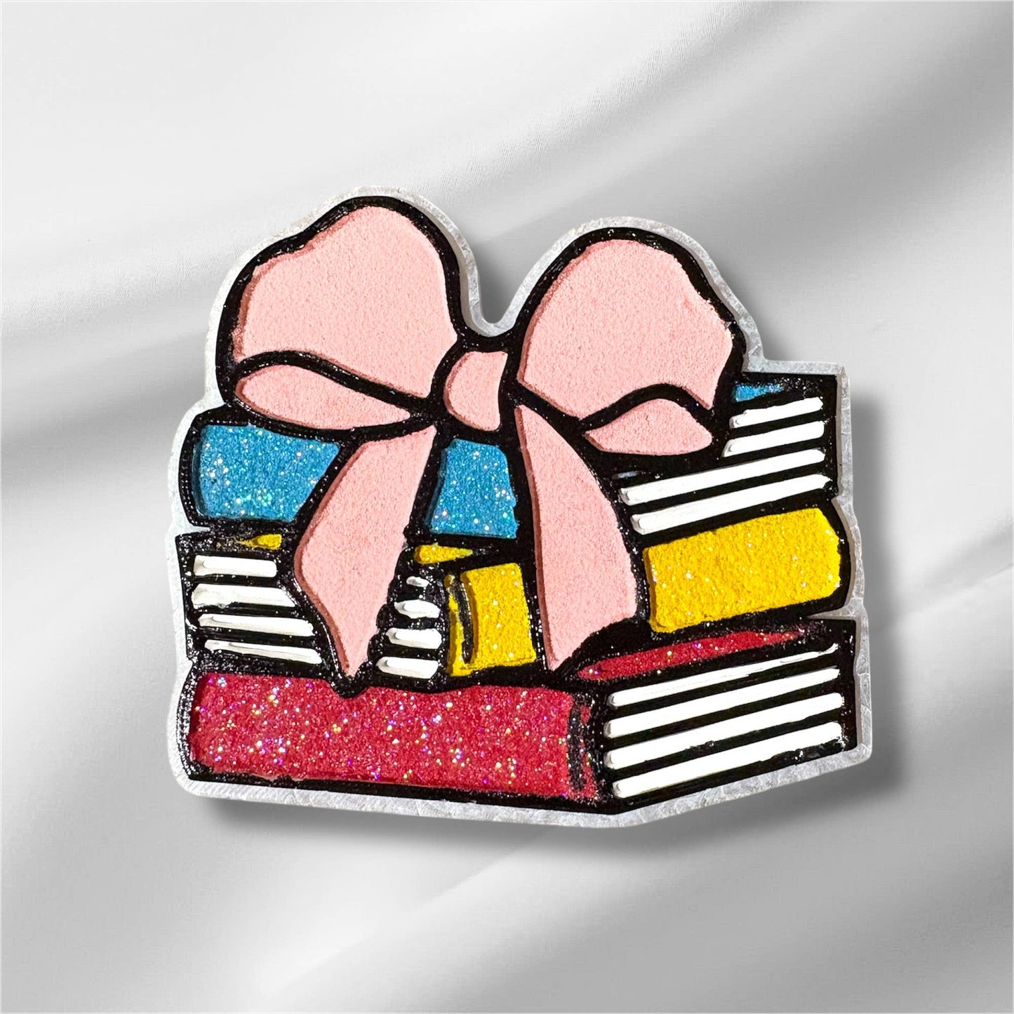 Stacked Books Car Freshie