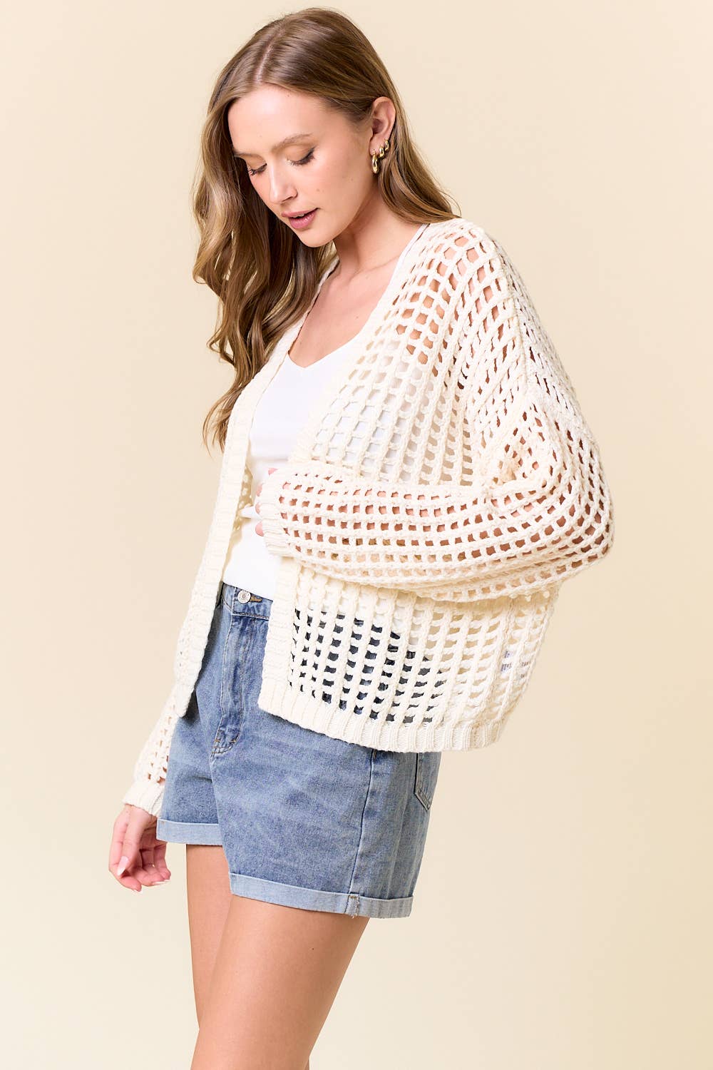 CROCHET OPEN CARDIGAN