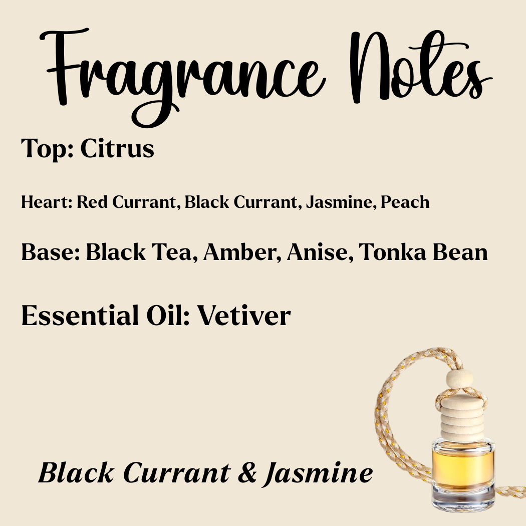 Hanging Car Diffusers | Currant Blossom | Made in USA